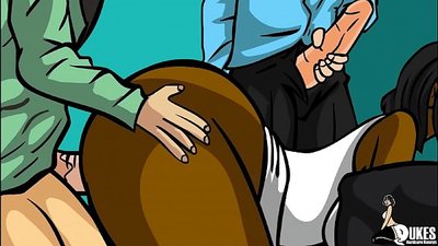 Bíonn gnéas ag daltaí le múinteoir dubh tar éis am scoile